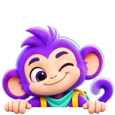 Pako, PackPlay's purple monkey mascot